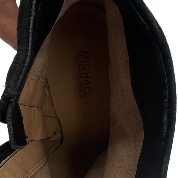 MICHAEL Michael Kors Black Arabella Studded Heel Ankle Boots Size 7.5 Women’s - Picture 5 of 10